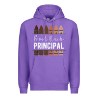 Purple womens proud black principal, black history month school principal v n Premium Hoodie - linhVisuals
