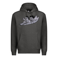 Charcoal Heather newastro boy and uran Premium Hoodie - linhVisuals