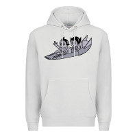 Dove Grey newastro boy and uran Premium Hoodie - linhVisuals