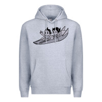 Heather Grey newastro boy and uran Premium Hoodie - linhVisuals