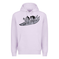 Lilac newastro boy and uran Premium Hoodie - linhVisuals