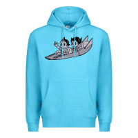 Ocean Blue newastro boy and uran Premium Hoodie - linhVisuals