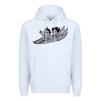 White newastro boy and uran Premium Hoodie - linhVisuals