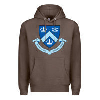 Coffee columbia university shield Premium Hoodie - linhVisuals