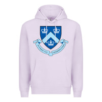 Lilac columbia university shield Premium Hoodie - linhVisuals