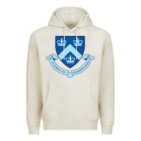 Oatmeal Heather columbia university shield Premium Hoodie - linhVisuals