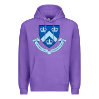 Purple columbia university shield Premium Hoodie - linhVisuals
