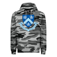 Slate Camo columbia university shield Premium Hoodie - linhVisuals