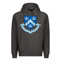 Smoke columbia university shield Premium Hoodie - linhVisuals