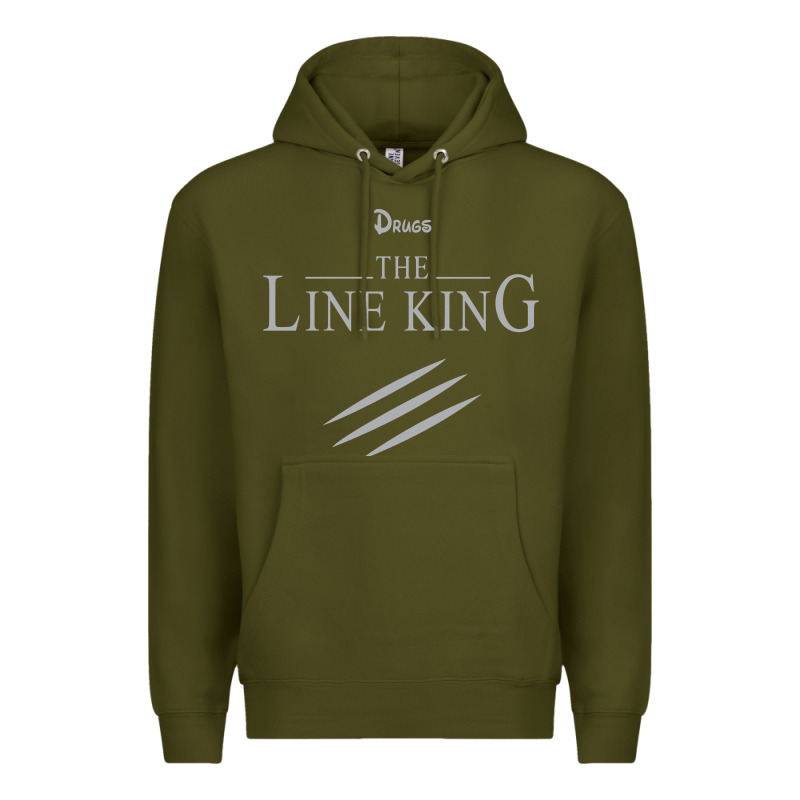 Funny Drugs The Line King Design Premium Hoodie by linhVisuals | Teevron