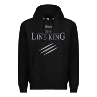 Black funny drugs the line king design Premium Hoodie - linhVisuals