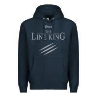 Navy funny drugs the line king design Premium Hoodie - linhVisuals