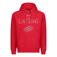 Red funny drugs the line king design Premium Hoodie - linhVisuals