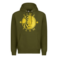 Army Green time team Premium Hoodie - linhVisuals