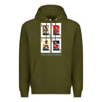 Army Green the four kings of boxing Premium Hoodie - linhVisuals