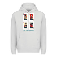 Dove Grey the four kings of boxing Premium Hoodie - linhVisuals