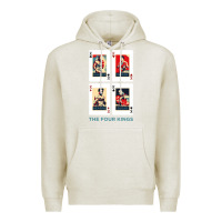 Oatmeal Heather the four kings of boxing Premium Hoodie - linhVisuals