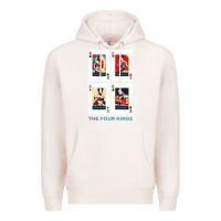 Pale Pink the four kings of boxing Premium Hoodie - linhVisuals