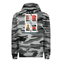 Slate Camo the four kings of boxing Premium Hoodie - linhVisuals