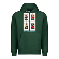 Sports Green the four kings of boxing Premium Hoodie - linhVisuals