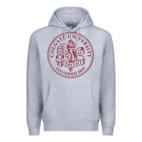 Heather Grey colgate university seal Premium Hoodie - linhVisuals
