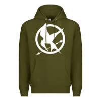 Army Green The Hunger Games Trilogy Premium Hoodie - linhVisuals