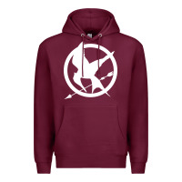 Burgundy The Hunger Games Trilogy Premium Hoodie - linhVisuals