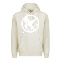 Oatmeal Heather The Hunger Games Trilogy Premium Hoodie - linhVisuals