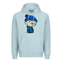 Blue Mist calvin Premium Hoodie - linhVisuals