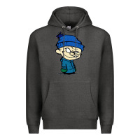 Charcoal Heather calvin Premium Hoodie - linhVisuals