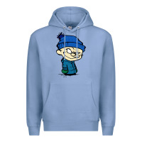 Colony Blue calvin Premium Hoodie - linhVisuals