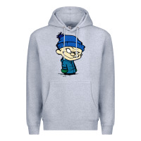 Heather Grey calvin Premium Hoodie - linhVisuals