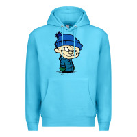Ocean Blue calvin Premium Hoodie - linhVisuals