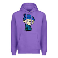 Purple calvin Premium Hoodie - linhVisuals