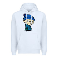 White calvin Premium Hoodie - linhVisuals