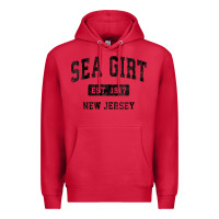 Cardinal womens sea girt new jersey nj vintage sports design black design v nec Premium Hoodie - linhVisuals