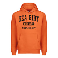 Carrot womens sea girt new jersey nj vintage sports design black design v nec Premium Hoodie - linhVisuals