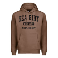 Chestnut womens sea girt new jersey nj vintage sports design black design v nec Premium Hoodie - linhVisuals