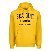 Lemon womens sea girt new jersey nj vintage sports design black design v nec Premium Hoodie - linhVisuals
