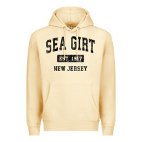 Pina Colada womens sea girt new jersey nj vintage sports design black design v nec Premium Hoodie - linhVisuals