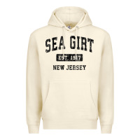 Sandshell womens sea girt new jersey nj vintage sports design black design v nec Premium Hoodie - linhVisuals