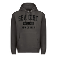 Smoke womens sea girt new jersey nj vintage sports design black design v nec Premium Hoodie - linhVisuals