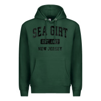 Sports Green womens sea girt new jersey nj vintage sports design black design v nec Premium Hoodie - linhVisuals