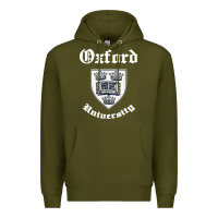 Army Green vintage oxford university 80s 90s Premium Hoodie - linhVisuals