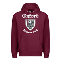 Burgundy vintage oxford university 80s 90s Premium Hoodie - linhVisuals