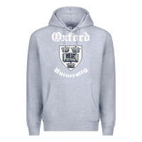 Heather Grey vintage oxford university 80s 90s Premium Hoodie - linhVisuals