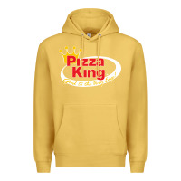 Antique Gold pizza king cowboy Premium Hoodie - linhVisuals