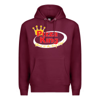 Burgundy pizza king cowboy Premium Hoodie - linhVisuals