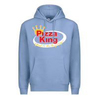Colony Blue pizza king cowboy Premium Hoodie - linhVisuals