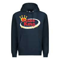 Navy pizza king cowboy Premium Hoodie - linhVisuals